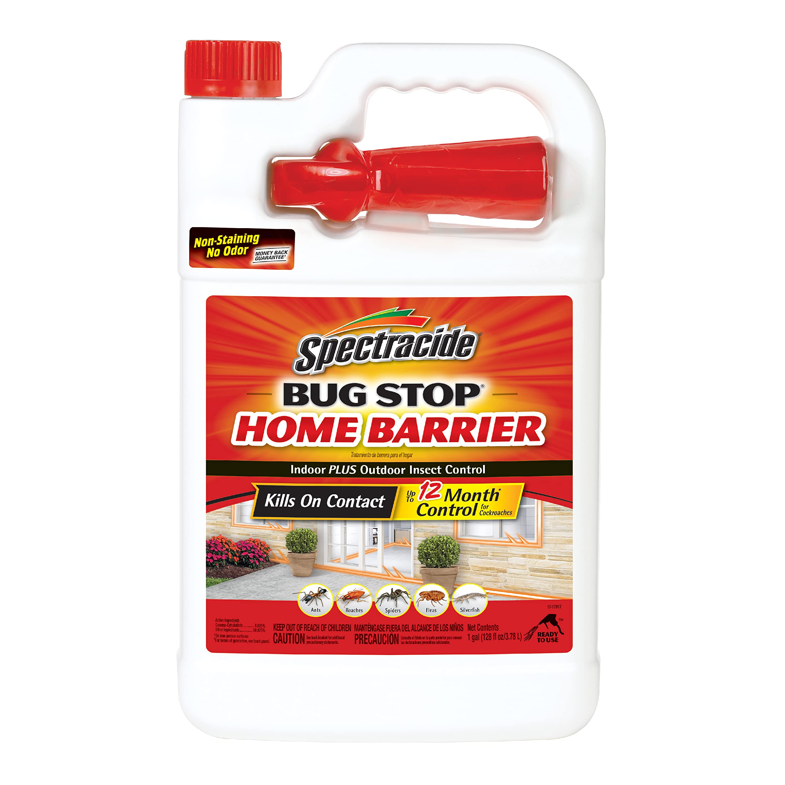 1Gallon Spectracide Bug Stop Home Barrier Spray for Insect Control