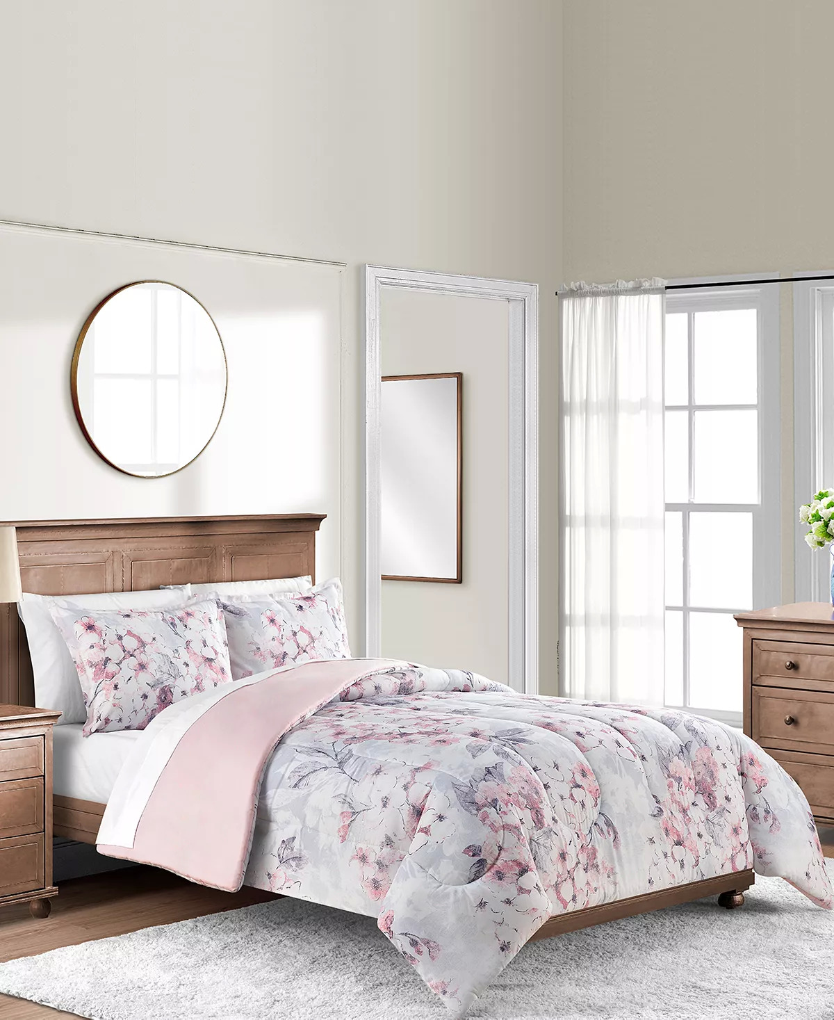Macy's Comforter Sets (Various Sizes/Styles): 8-Pc from $35, 3-Pc $25 + Free Shipping on orders $25+