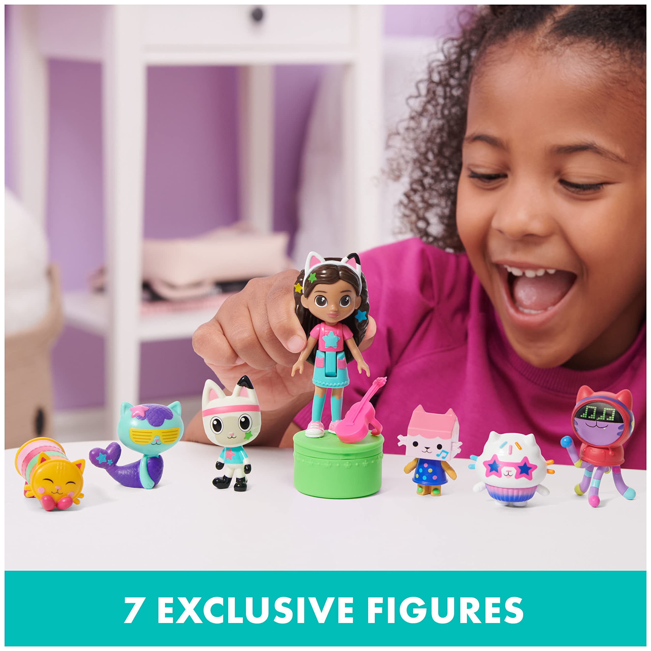 9-Piece Gabby's Dollhouse Dance Party Theme Figure Set w/ Dollhouse & Accessories $9 + Free Shipping w/ Prime or on $35+