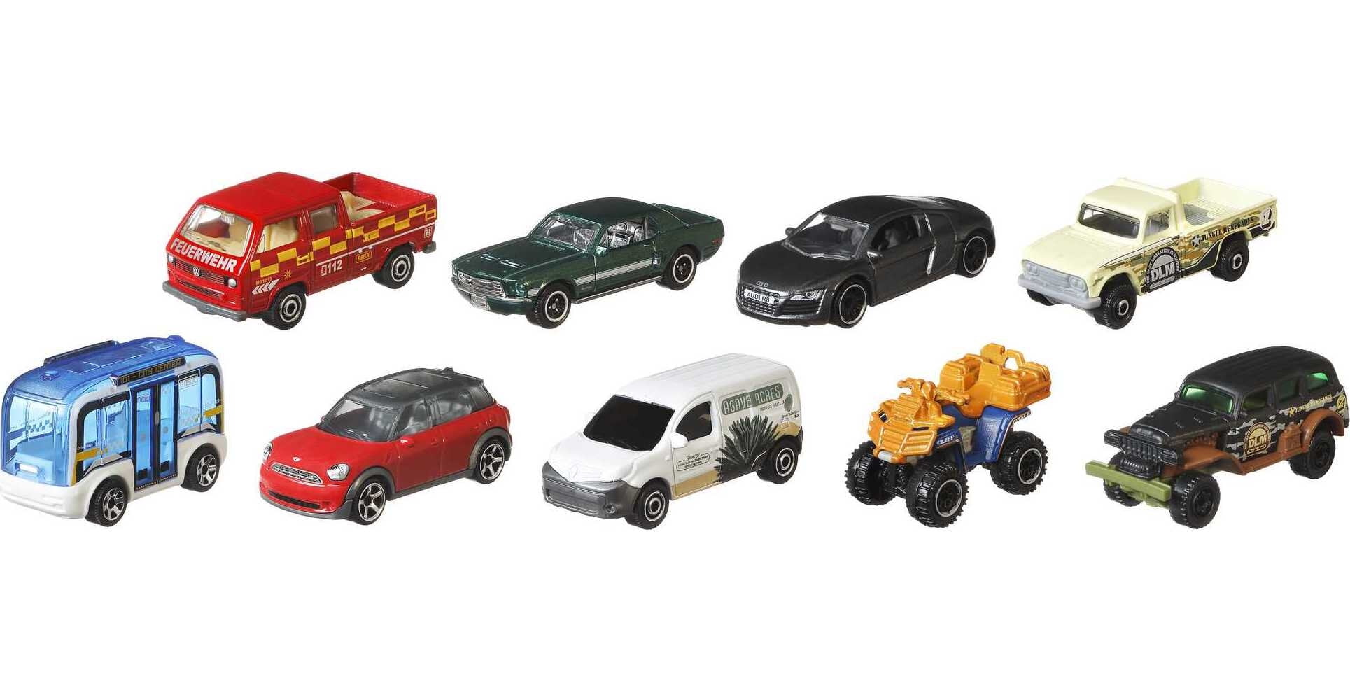 9-Pack Matchbox Toy Car Collection (Styles May Vary, 1:64 Scale) $6.47 + Free S&H w/ Walmart+ or $35+