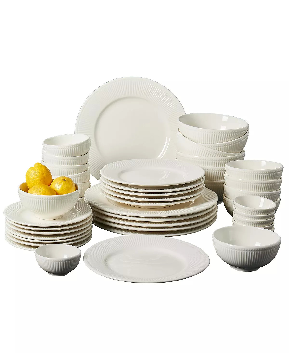 42-Piece Tabletops Unlimited Dinnerware Set (Various Designs, Service for 6) Inspiration by Denmark Amelia $39.99 & More + Free Shipping