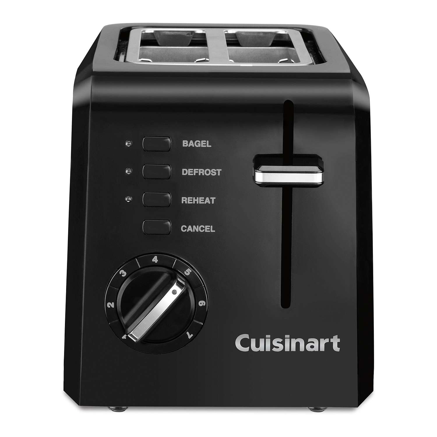 Cuisinart Compact 2Slice Extra Wide Slot Toaster (Black, White) 15.99