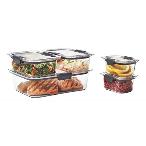 10-Piece Rubbermaid Brilliance Plastic Food Storage Containers $19.99 + F/S w/ Prime or on Orders $35+