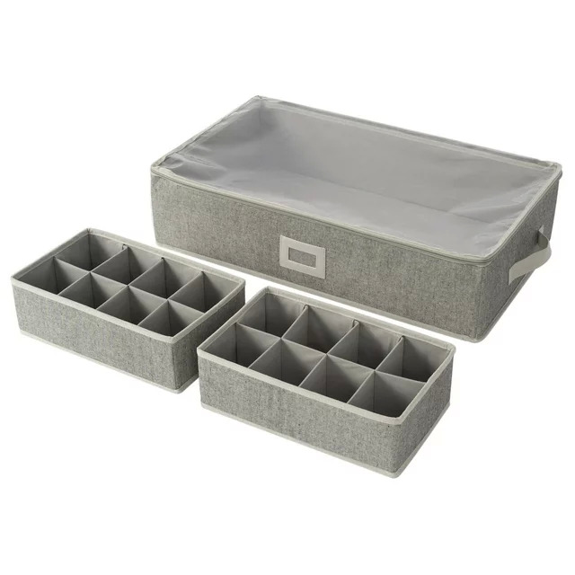 3Piece Better Homes & Gardens Underbed Storage & Drawer Organizer Set