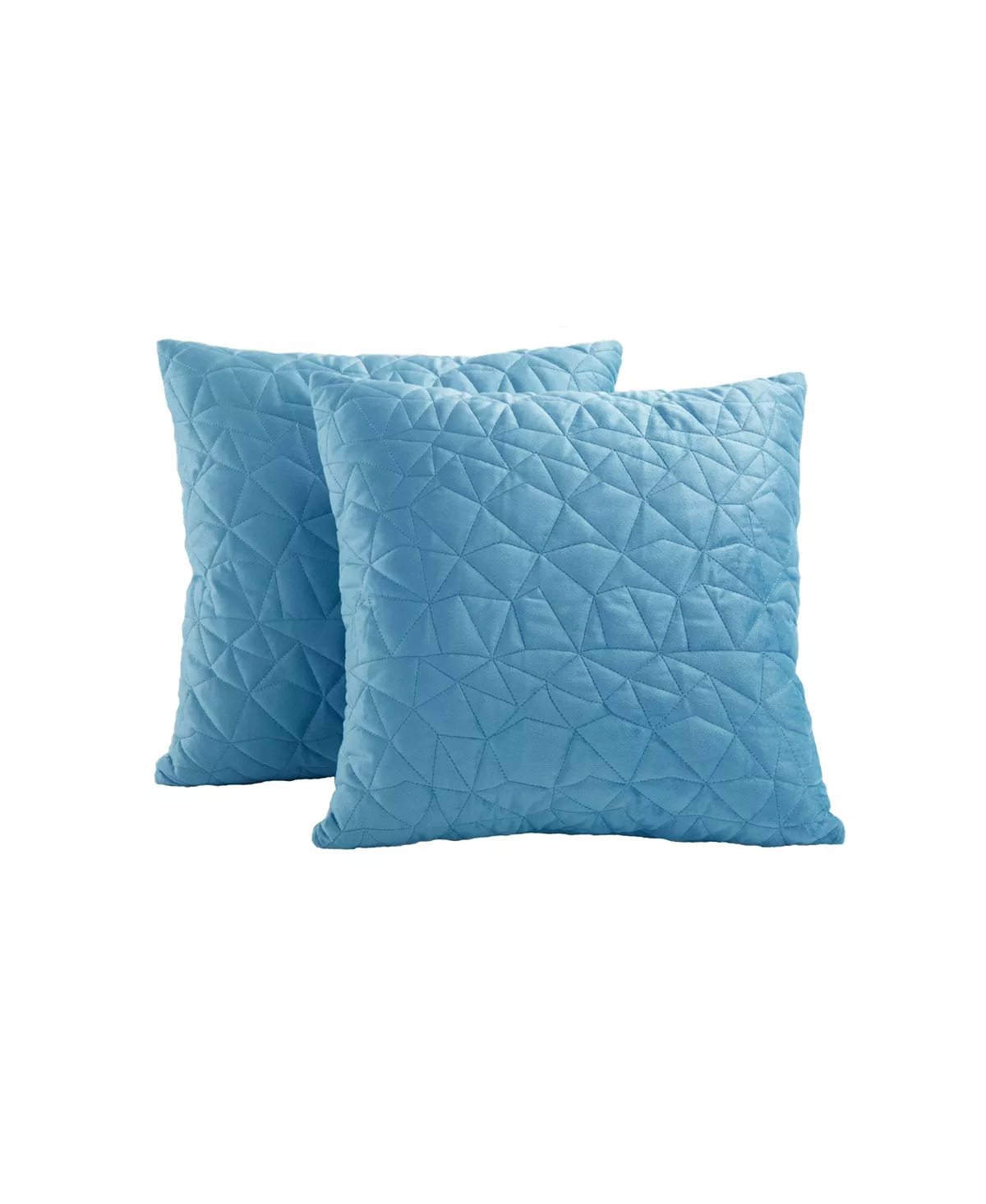 2-Pack Lush Decor 18"x18" Quilted Decorative Pillow (Navy, Green, Pink) $11.93 + Free Store Pickup at Macy's or F/S on Orders $25+