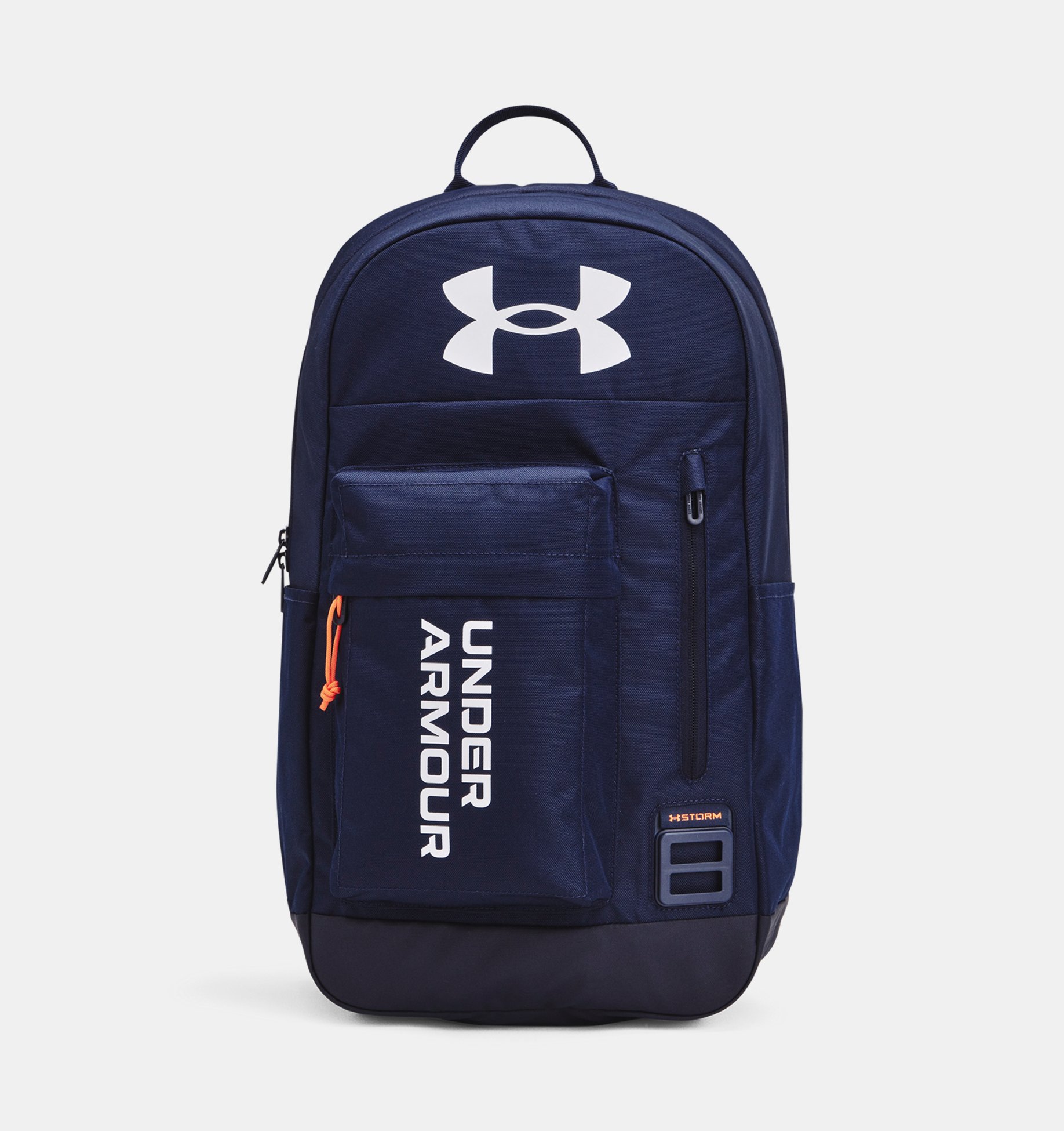 Under Armour Unisex UA Halftime Backpack (Black / Metallic Black, Navy