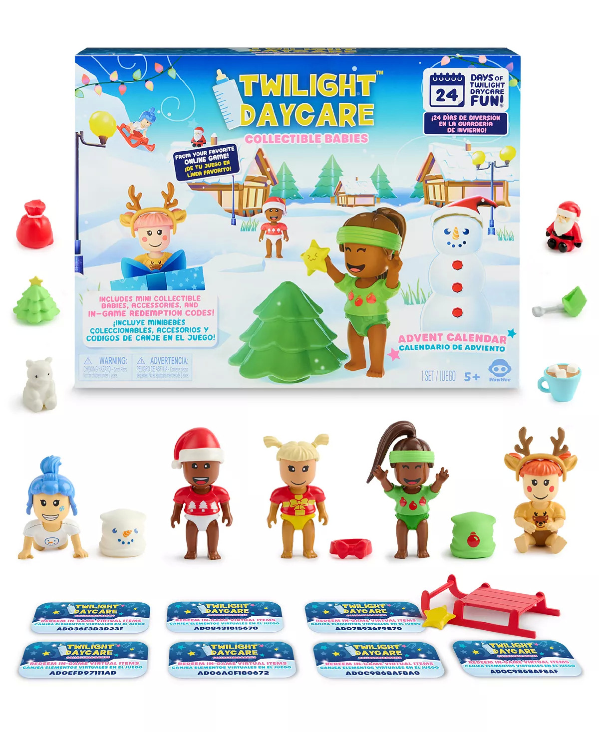 24-Piece Twilight Daycare Macy's Advent Calendar Set $11.96, Holiday Lane Polar Bear LED Christmas Countdown Calendar $14.83 + Free Store Pickup at Macy's or Free Shipping on $25+