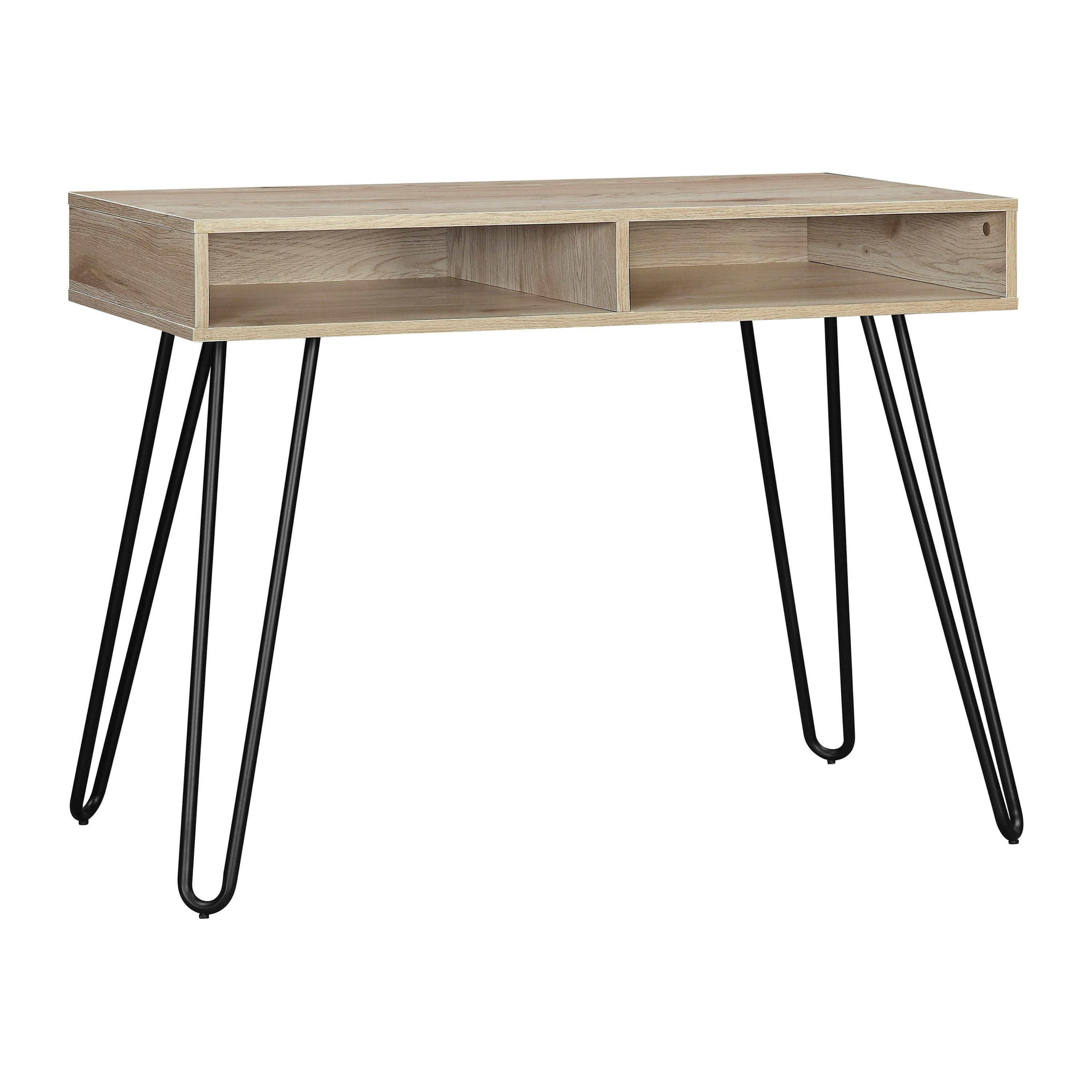 40" Mainstays Hairpin Writing Desk (Beige, Black) $45 + Free Shipping