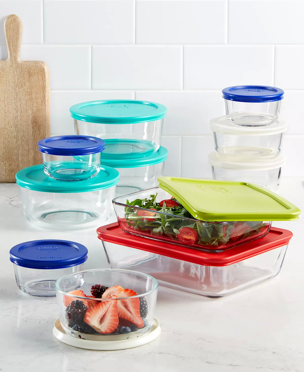 22-Piece Pyrex Food Storage Container Set $29.99 & More + Free Store Pickup at Macy's or F/S on Orders $25+