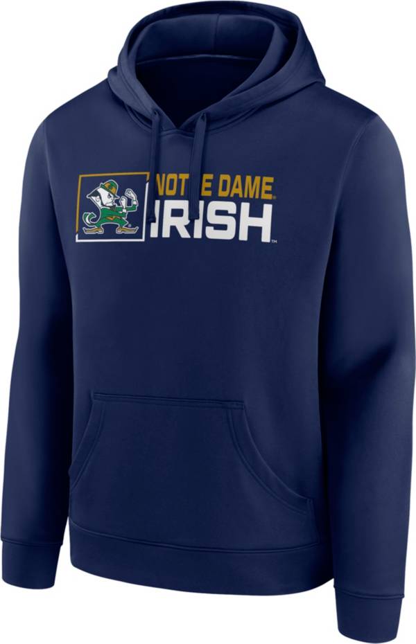 NCAA Men's Hoodies: Notre Dame Fighting Irish Navy Pullover Hoodie $25 & More + Free Store Pickup at Dick's Sporting Goods or FS on $49+