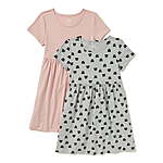 2-Pack Wonder Nation Girls' Short Sleeve Play Dress (3 colors) $5.60 + Free shipping w/ Walmart+ or on Orders $35+