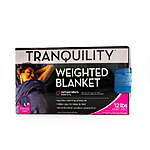 12lb Tranquility Temperature Balancing Weighted Blanket (Blue, Pewter) $17.90 + Free Shipping w/ Walmart+ or on Orders $35+