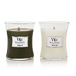 2-Piece 9.7-Oz WoodWick Hourglass Fraser Fir &amp; White Teak Candle Jar Set $11.89 ($5.95 Each) + Free Shipping on Orders $49+