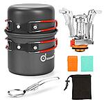 6-Piece Odoland Camping Cookware Mess Kit $17.65 + Free Shipping