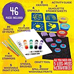 46-Pcs Crayola Less Mess Painting Activity Kids Art Kit w/ Washable Paints $12.08 + Free Shipping w/ Prime or on $25+