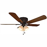 52&quot; Hampton Bay Blair LED Indoor Oil-Rubbed Bronze Ceiling Fan w/ Light Kit $52.38 + Free Shipping