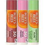 3-Pack Burt's Bees SPF 30 Tinted Lip Balm (Sienna Rose, Wild Peony) + After Sun Soother (Soothing Aloe) $8.31 + Free Shipping w/ Prime or on $25+