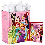 13&quot; Hallmark Large Disney Princess Gift Bag w/ Birthday Card &amp; Tissue Paper (Ariel, Belle, Rapunzel, Cinderella and More) $3.19 + Free Shipping w/ Prime or on $25+