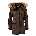 Canada Weather Gear: Women's Faux-Fur Hood Puffer Coat $30, White Cinched-Waist Hooded Parka $30 &amp; More + $5.99 Shipping