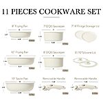 11-Piece Carote Nonstick Granite Cookware Set w/ Detachable Handles $64.99 + Free Shipping