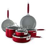 10-Piece Food Network Nonstick Ceramic Cookware Set (various colors) $40 + Free Shipping