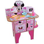 KidKraft Minnie Mouse Wooden Bakery &amp; Cafe Toddler Play Kitchen w/ 18 Accessories $39.97 &amp; More + Free Shipping