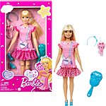 13.5&quot; My First Barbie Preschool Dolls: Malibu w/ Kitten or Renee w/ Squirrel $8.39, Brooklyn w/ Plush Poodle $9.79 + Free Shipping w/ Prime or on $35+