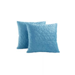 2-Pack Lush Decor 18&quot;x18&quot; Quilted Decorative Pillow (Navy, Green, Pink) $11.93 + Free Store Pickup at Macy's or F/S on Orders $25+
