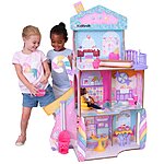 KidKraft Candy Castle Wooden Dollhouse w/ Elevator &amp; 28 Accessories $50 + Free Shipping