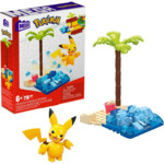 Clearance Toys: 79-Pc Mega Construx Pokémon Pikachu's Beach Splash Building Set $5.50 &amp; More + Free Shipping