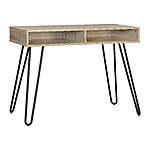 40&quot; Mainstays Hairpin Writing Desk (Beige, Black) $45 + Free Shipping
