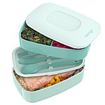 Bentgo Classic All-in-One Stackable Bento Lunch Box BPA-Free Container w/ 3 Compartments, Plastic Utensils &amp; Nylon Sealing Strap $14.99 + Free Shipping w/ Prime or on $35+