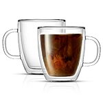 2-Count JoyJolt Savor 13.5-Oz Double Wall Insulated Coffee Mugs $16.95, 2-Count Espresso Mugs $14.40 + Free Shipping w/ Prime or on $35+
