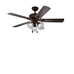 52&quot; Better Homes &amp; Gardens Coastal Ceiling Fan w/ 5 Reversible Blade &amp; 3 LED Bulbs (Bronze, Satin Nickel) $79 + Free Shipping