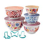 13 Piece The Pioneer Woman Melamine Mixing Bowls &amp; Cookie Cutter Set $15.43  + Free S&amp;H w/ Walmart+ or $35+