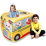 Sunny Days Cocomelon Musical Yellow School Bus Pop Up Foldable Tent  $13.12 + Free Shipping w/ Prime or on $35+