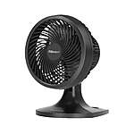 9&quot; Holmes Blizzard 3-Speed Oscillating Table Fan (Charcoal) $11.98 + Free Shipping w/ Walmart+ or on $35+