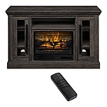 Freestanding Electric Fireplaces: 54&quot; Stylewell Concours TV Stand (Cappuccino w/ Ash Grain) $169 &amp; More + Free Shipping