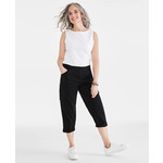 Style &amp; Co Women's Twill Cuffed Pull-On Cargo Pants (4 Colors, Sizes: XS-XXL) $7.06 + Free In-Store Pickup at Macys or Free Shipping on $25+