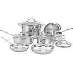 11-Piece Cuisinart Chef's Classic Stainless Steel Cookware Set $129.95 + Free Shipping