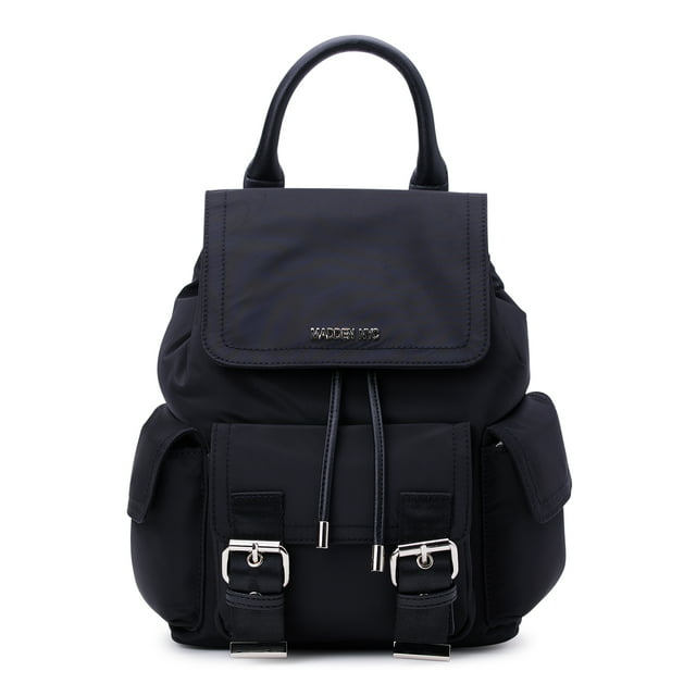 Madden NYC Women's Buckle Flap Backpack (Black) $12, Crystal Micro Dome Backpack $11, Mini Backpack $12 + Free S&H w/ Walmart+ or $35+
