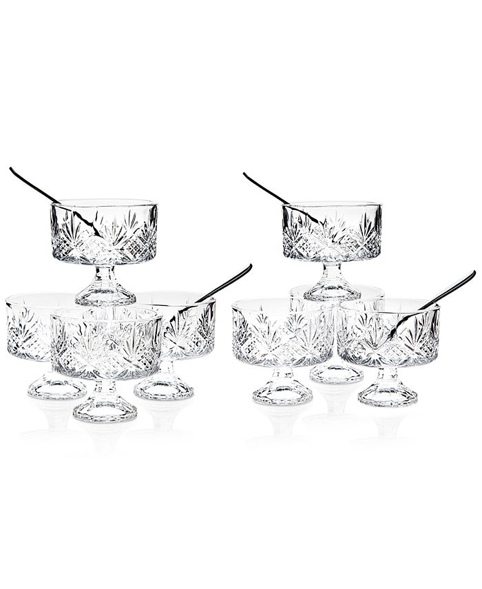 16-Piece Godinger Dublin Collection Crystal Trifle Tasting Set $22 + Free Store Pickup at Macy's or Free Shipping on $25+