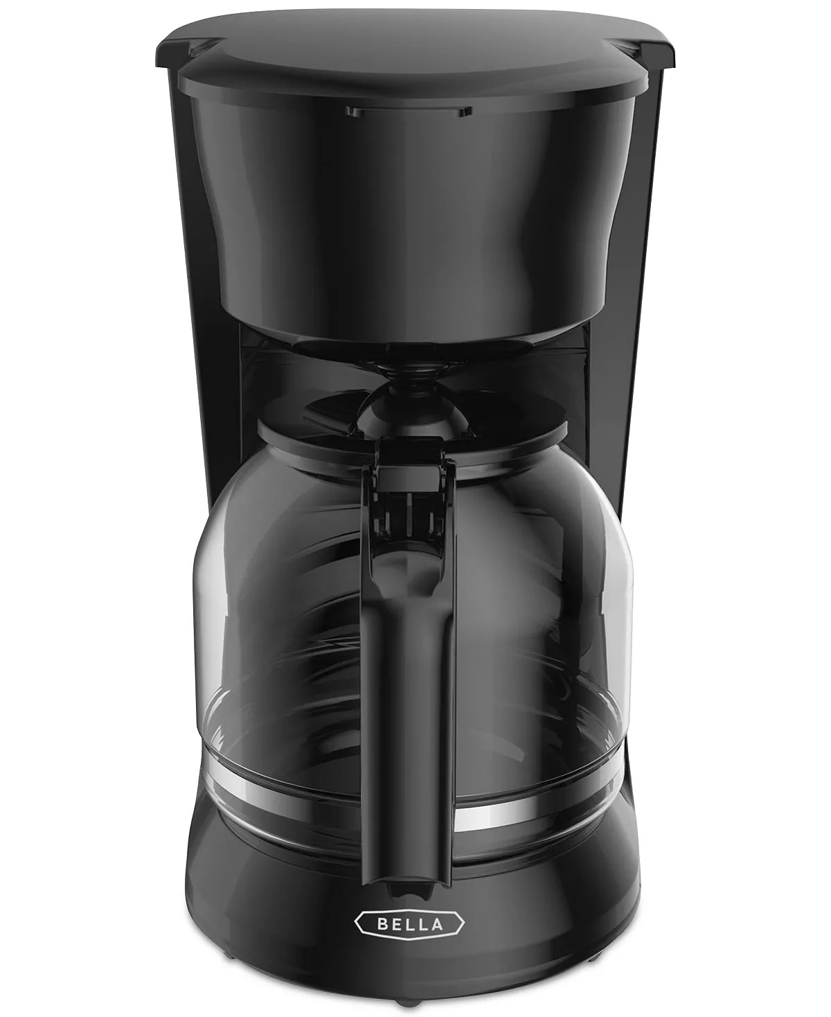 12-Cup Bella Glass-Carafe Black Drip Coffee Maker $15.93 + Free Store Pickup at Macy's or F/S on $25+