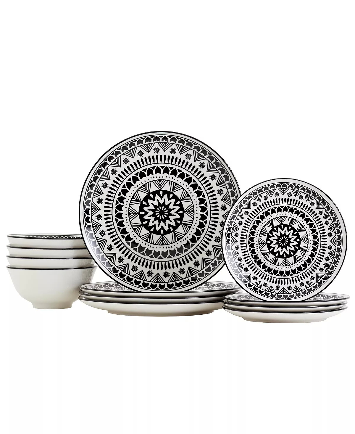12-Piece Tabletops Unlimited Dinnerware Set (Various Designs, Service for 4) $26.34 + Free Shipping