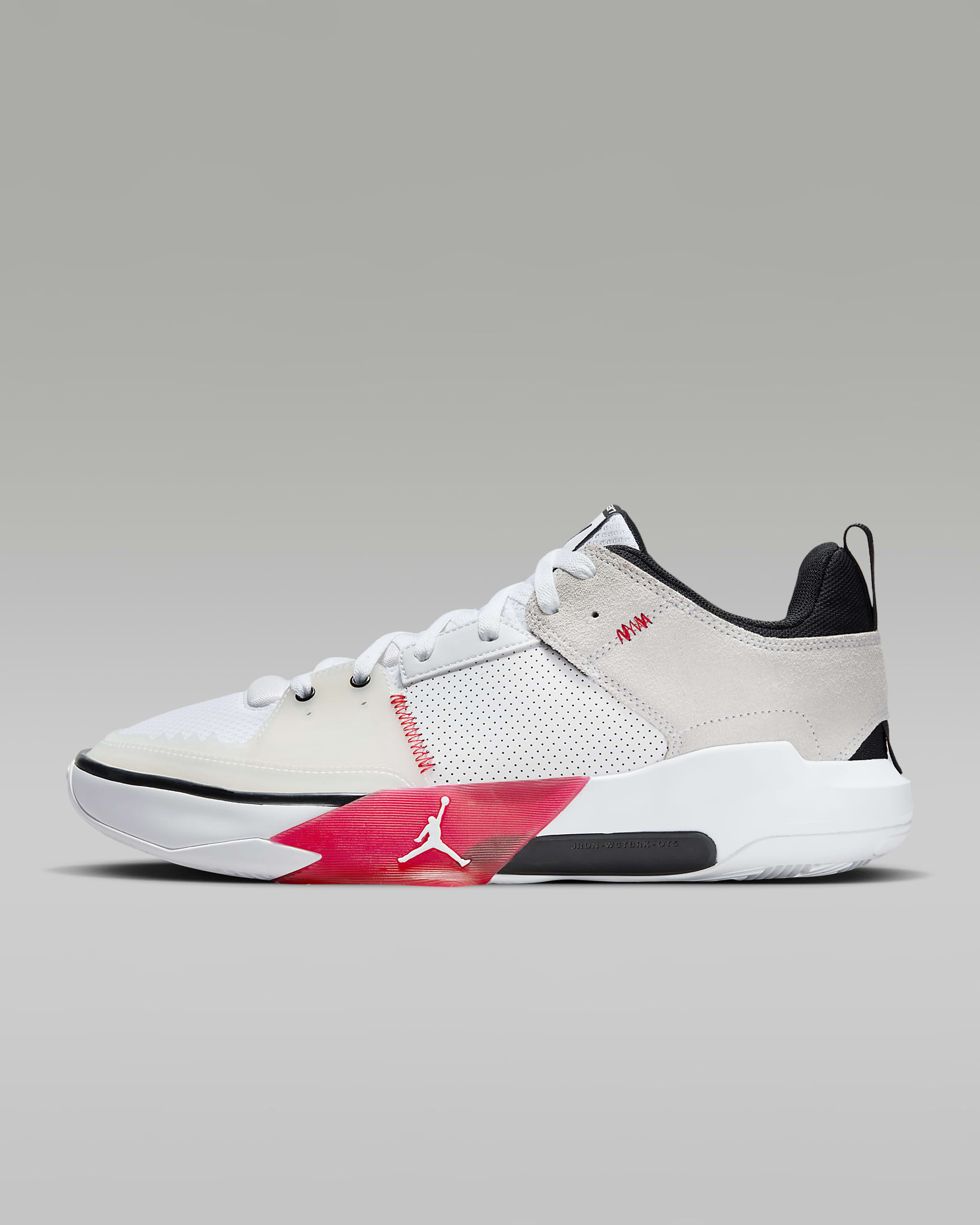 Nike Jordan One Take 5 Basketball Shoes (White/Black/University Red) $70.97 + Free Shipping