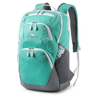 19" High Sierra Swoop Backpack (Aquamarine/Silver, Faded Tie-Dye) $21 + Free Shipping