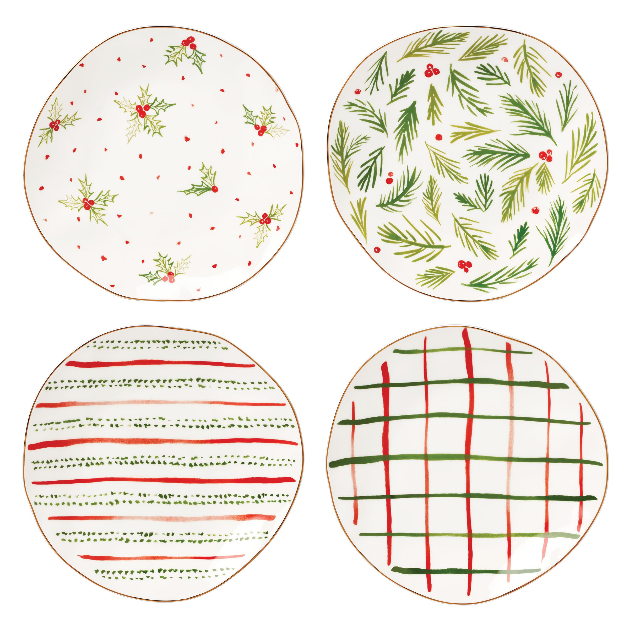 4-Piece Lenox Bayberry Dessert Plate Set $23.96 + Free Shipping w/ Prime or on $35+