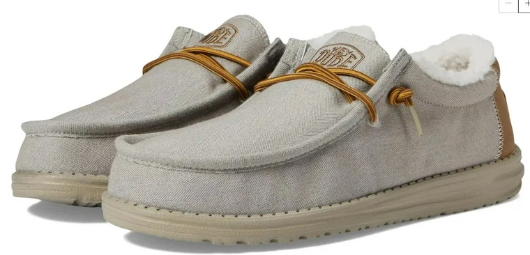 Hey Dude Men's Wally Herringbone Slip-on Loafer Shoes (Grey) $33.27 + Free Shipping w/ Prime or on $35+