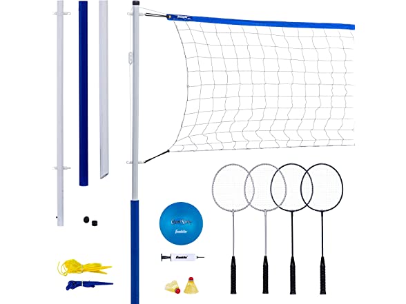 Franklin Sports Volleyball + Badminton Set $13 + Free Shipping w/ Prime