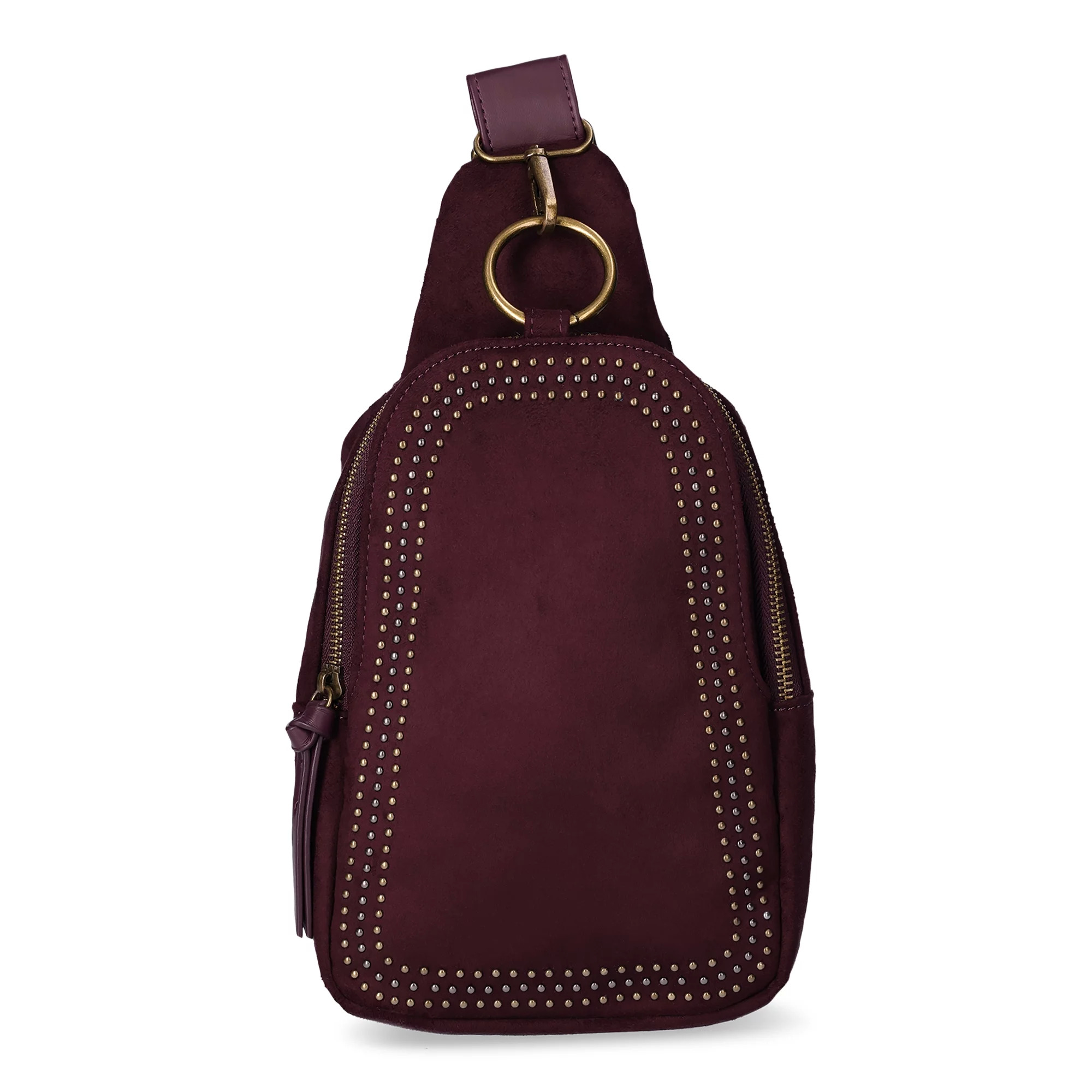 No Boundaries Women's Crossbody Handbag (Berry) $8.54 Gray $8.84 + Free S&H w/ Walmart+ or $35+